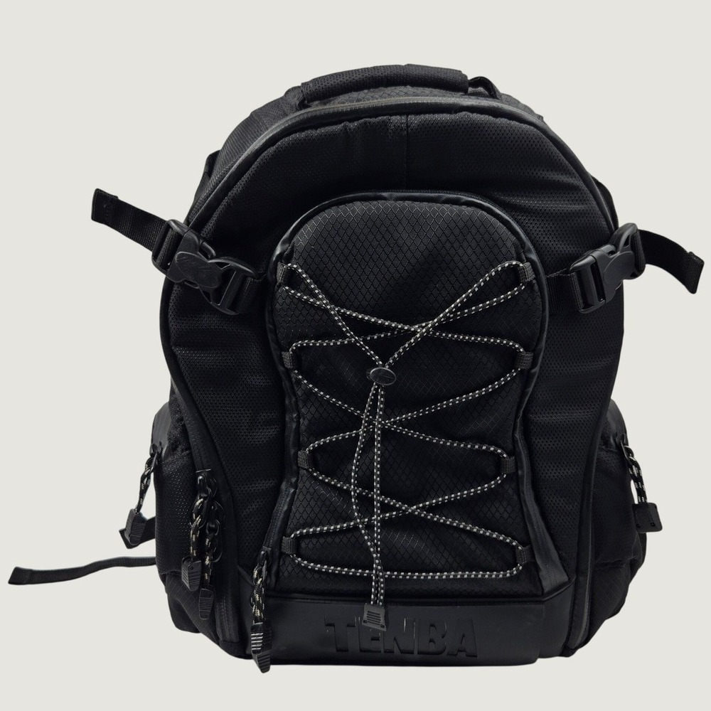 Tenba Camera Backpack Black Ripstop Nylon Padded Dividers Photography Gear Bag